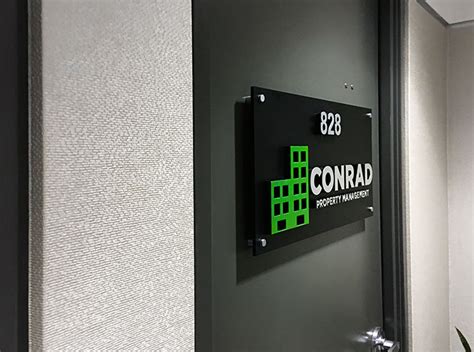 indoor door signs.